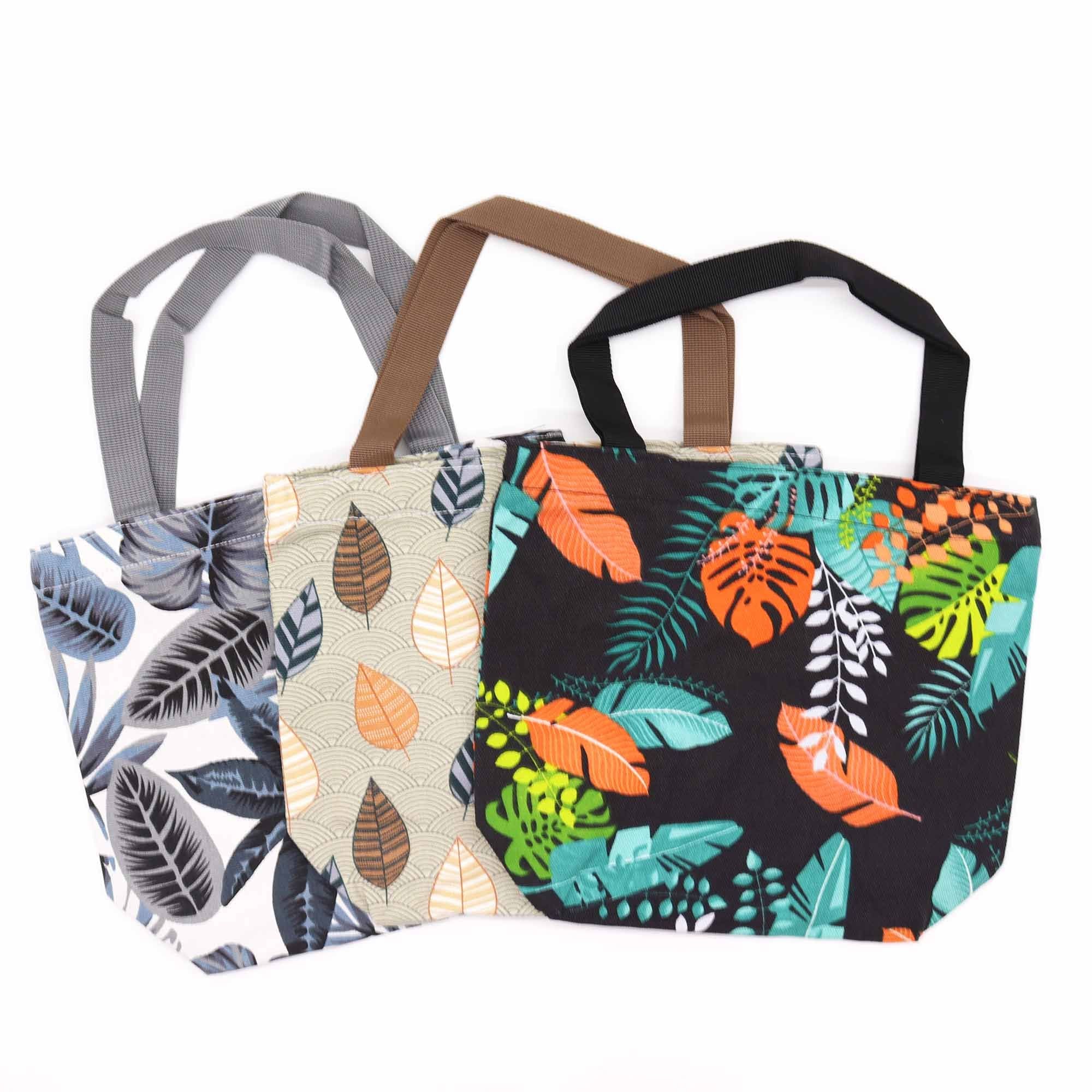 Tropical Handy Quick Shop Bag with Assorted Designs for Shopping