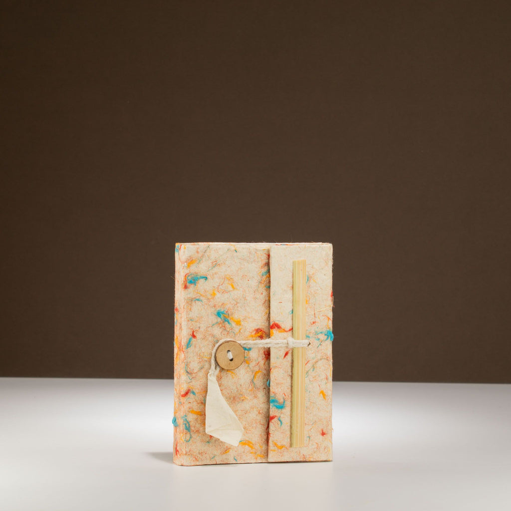 Lokta Mixed Colour Cotton Notebook Mini for Creative Note Taking