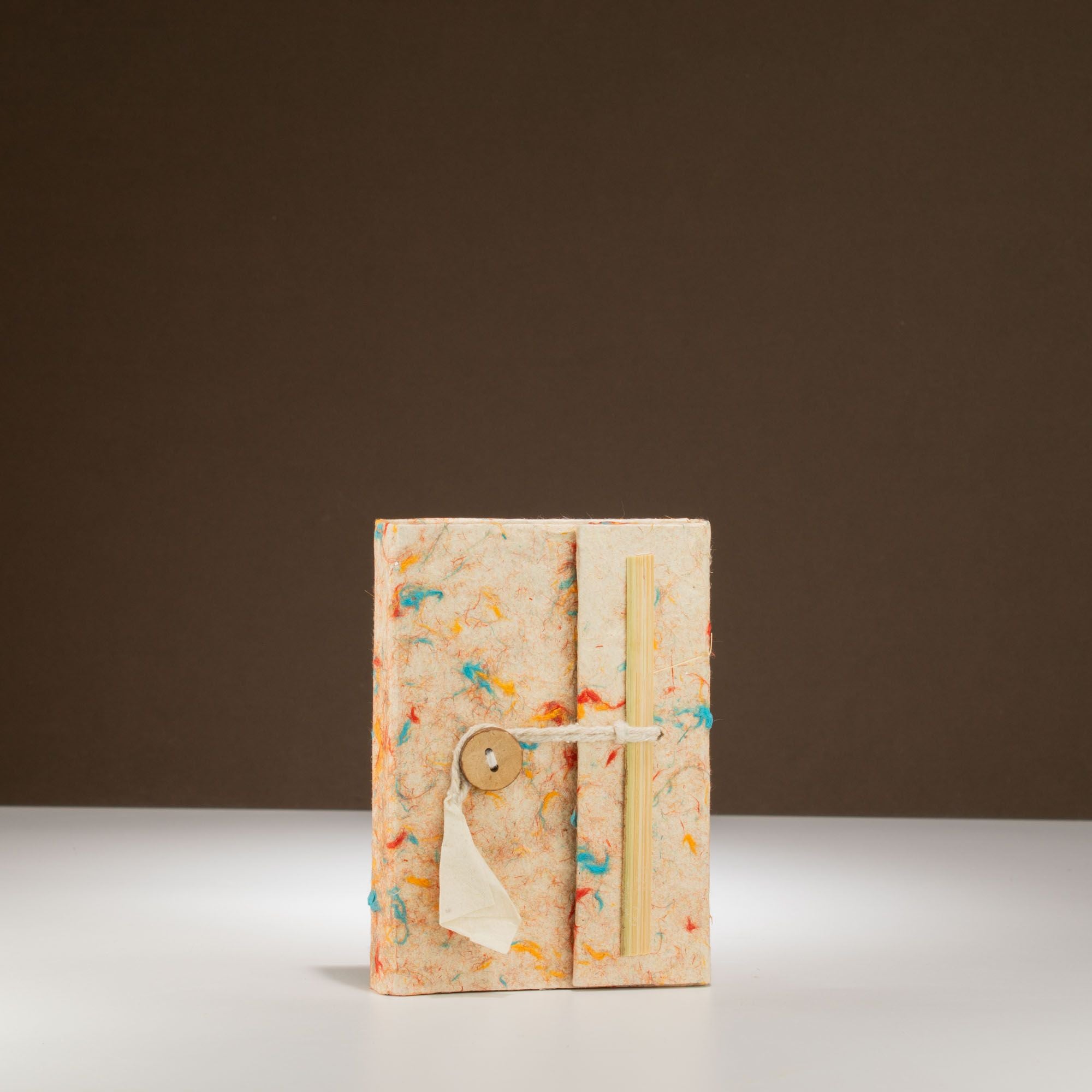 Lokta Mixed Colour Cotton Notebook Mini for Creative Note Taking