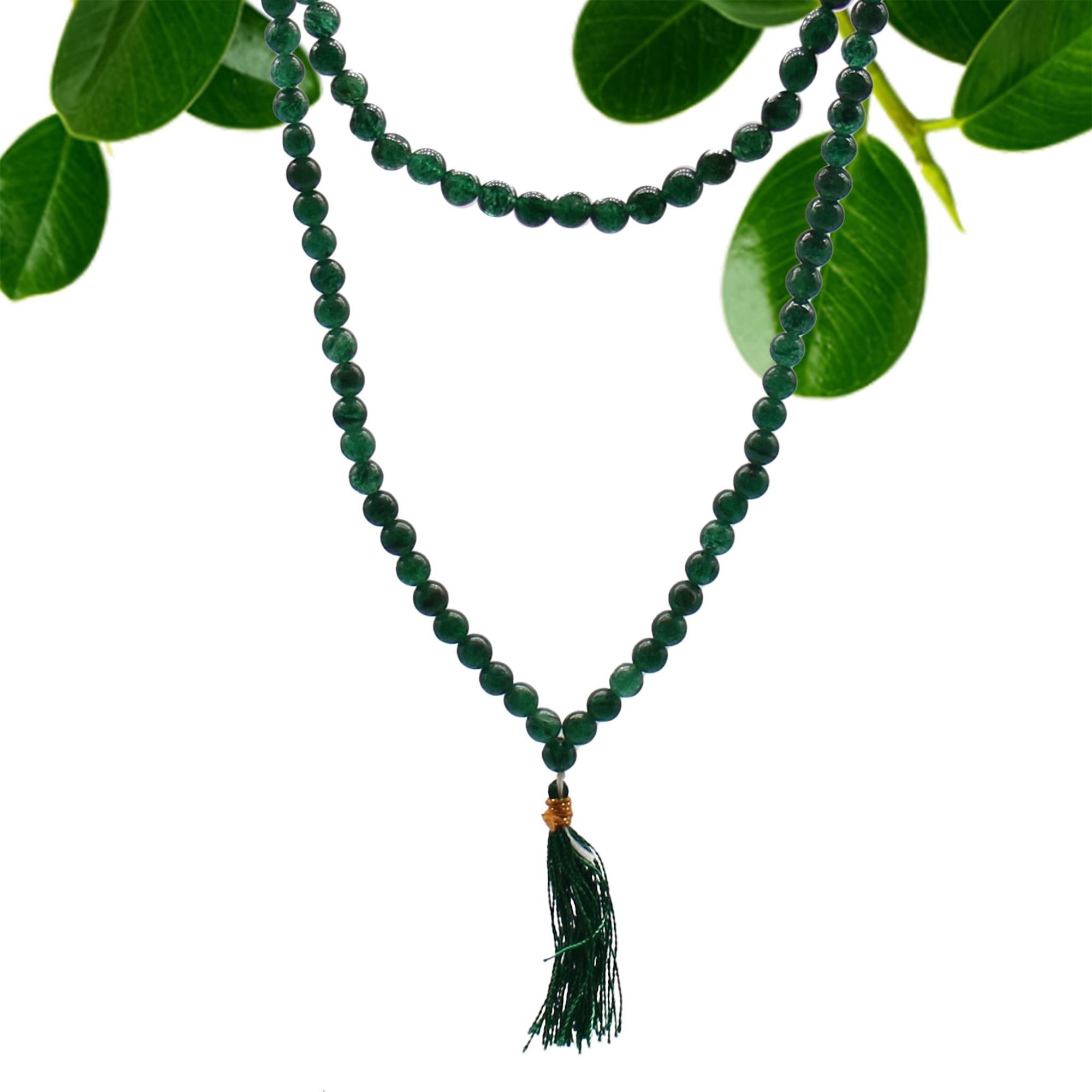 108 Bead Mala Jade Gemstone Beads for Chanting Practice