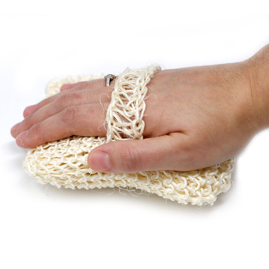 Sisal Sponge and Scrub Extra Exfoliating Cushion for Skin Care