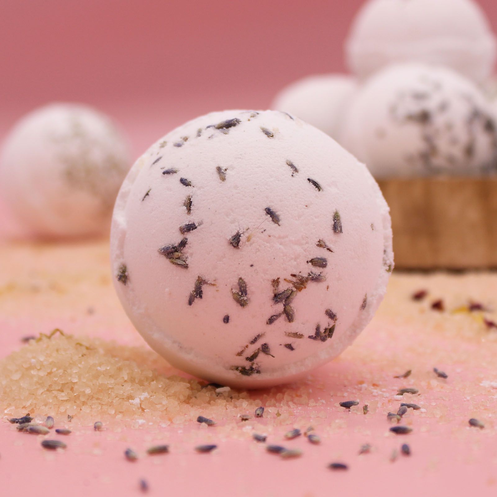 Relax Himalayan Salt Bath Bomb with Lavender and Jojoba Oil 180g