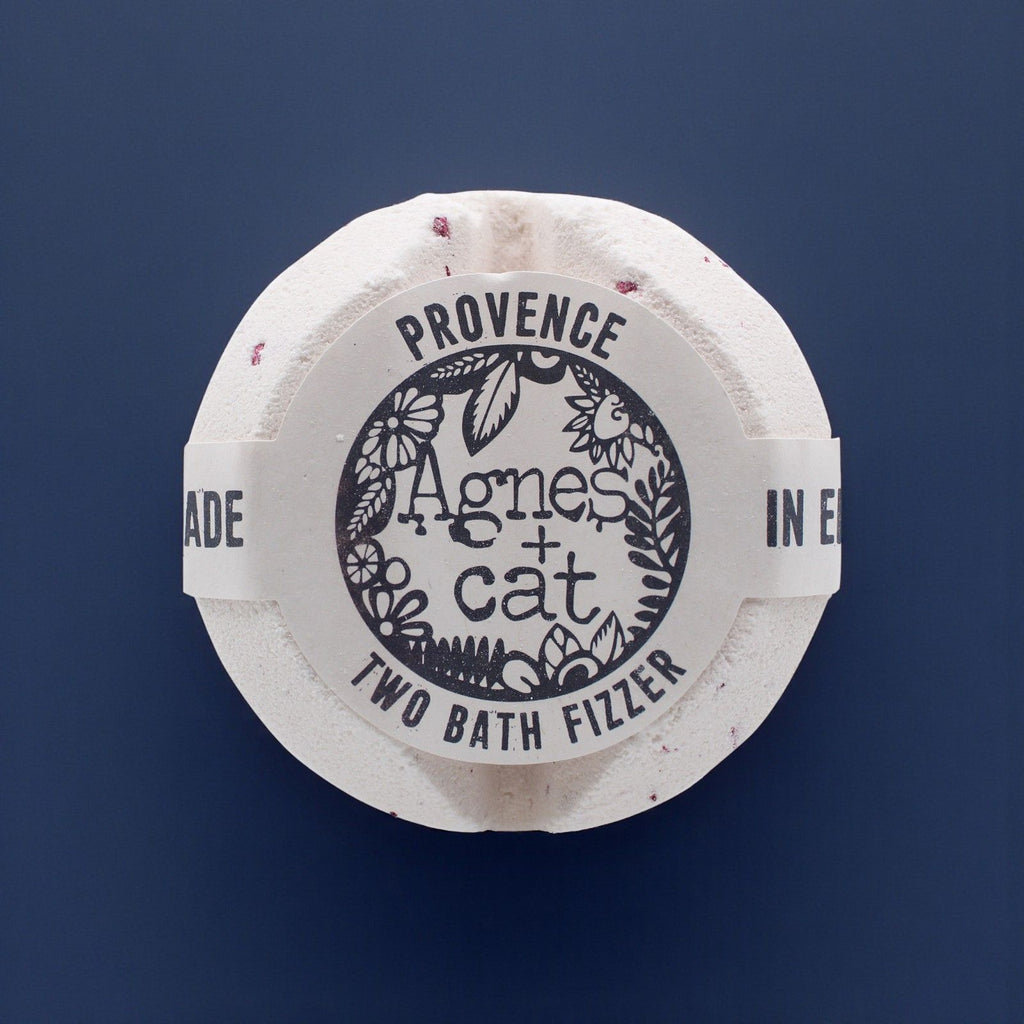 Agnes + Cat Provence Bath Fizzer for a Relaxing Soak Experience