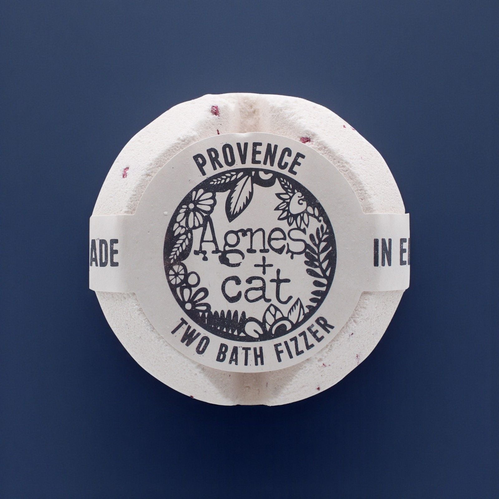 Agnes + Cat Provence Bath Fizzer for a Relaxing Soak Experience