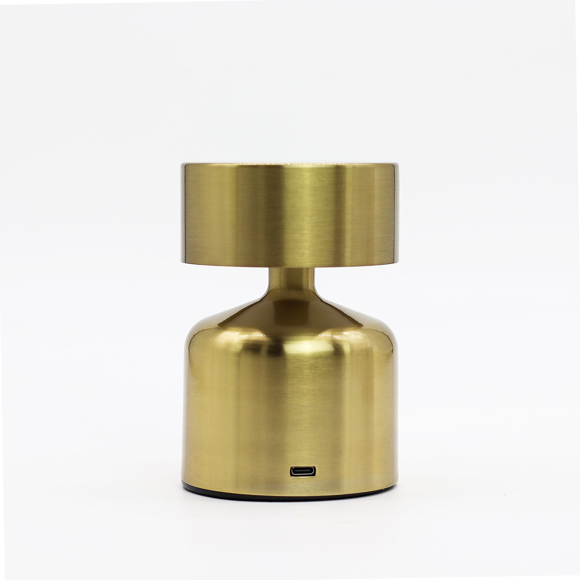 Touch Lamp Flat Mushroom Bronze USB C Rechargeable 400 Watt Design