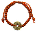 Good Luck Feng Shui Bracelets in Orange for Attracting Prosperity