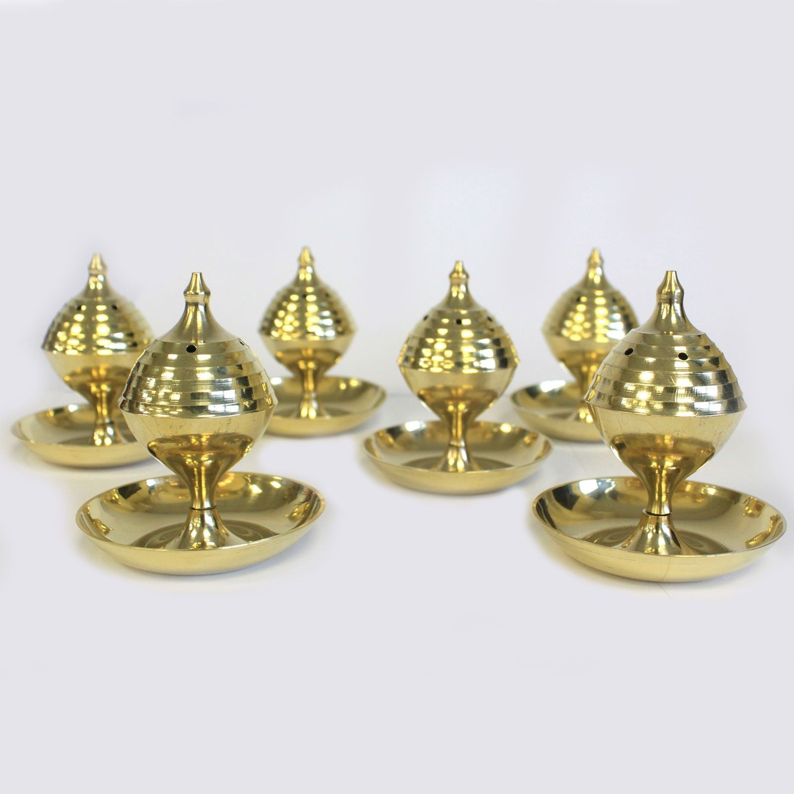 Large Brass Incense Burner for Creating a Calming Home Atmosphere