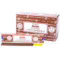 Satya Incense 15gm Sticks with Musk Fragrance for Home Use