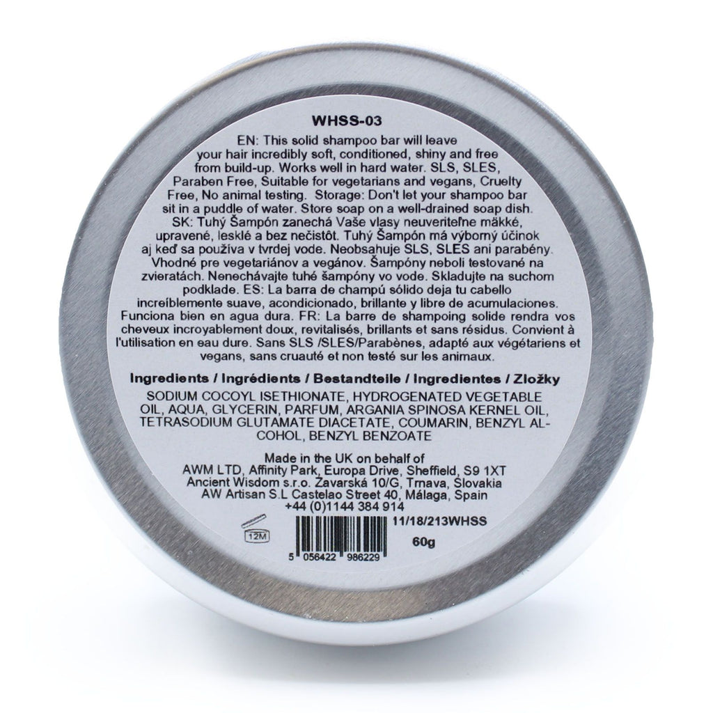 Wild Hare Solid Shampoo 60g Hairy Coconut for Eco Friendly Care