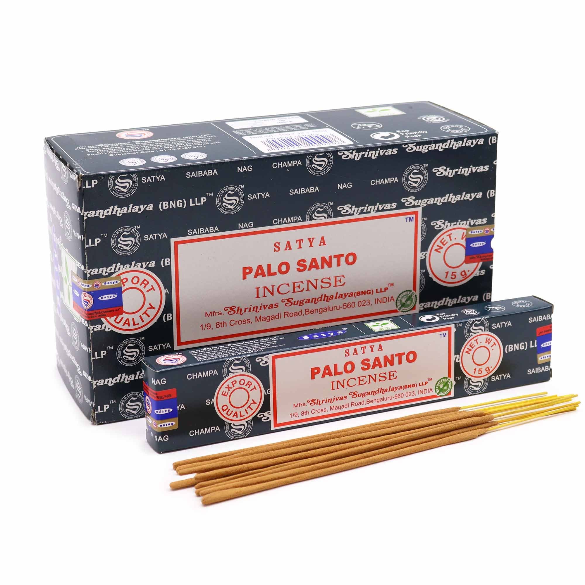 Satya Incense Sticks 15gm Palo Santo for Refreshing Aroma