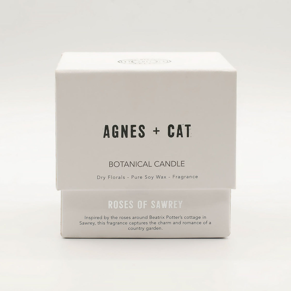 Agnes + Cat Botanical Soy Wax Candle - Roses Of Sawrey