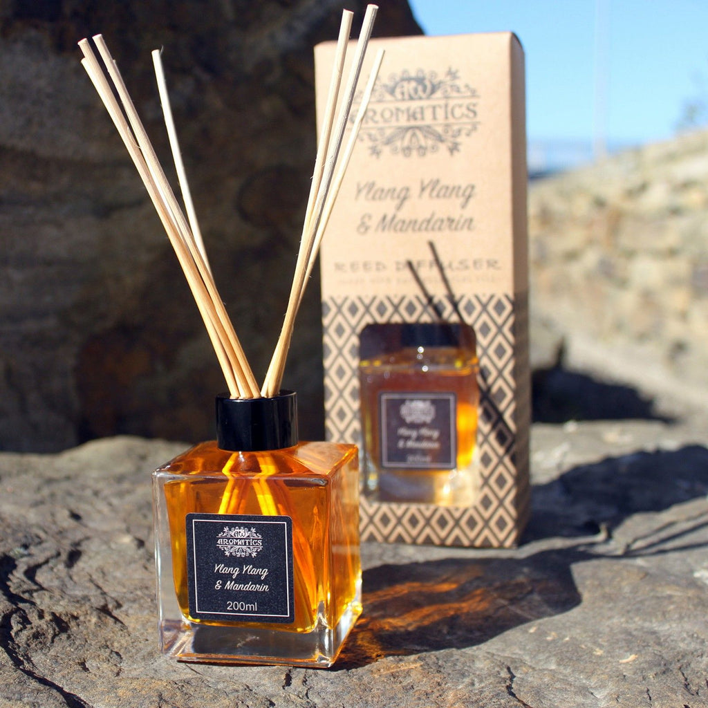 200ml Lemon and Nutmeg Essential Oil Reed Diffuser for Home Use