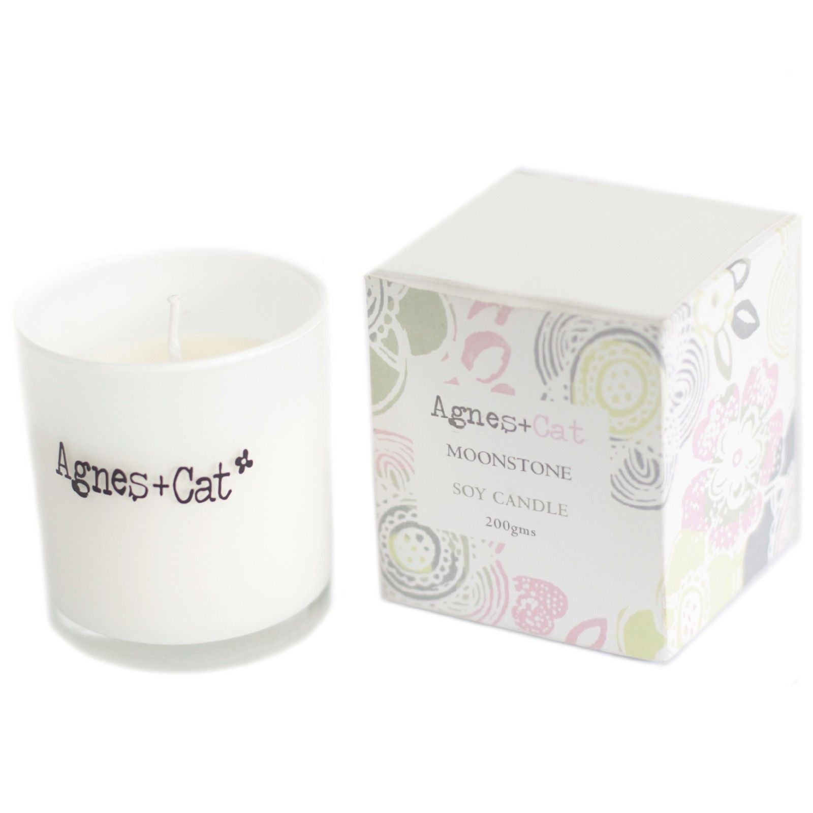 Agnes + Cat Moonstone Votive Candle for Relaxing Evenings at Home