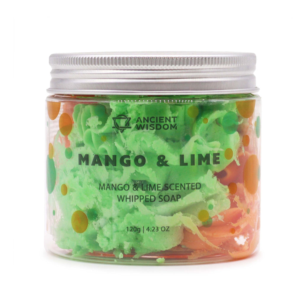 Mango & Lime Whipped Soap 120g for Refreshing Bath Routine