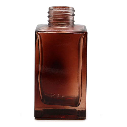 100 ml Square Long Reed Diffuser Bottle in Amber for Fragrance