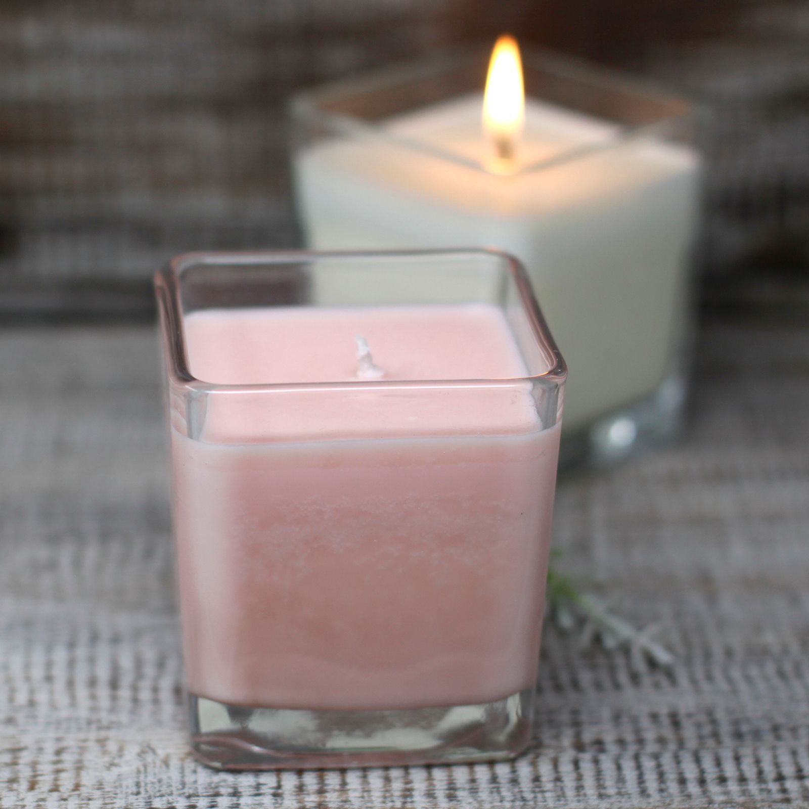 White Label Soy Wax Jar Candle with Pomegranate and Orange Scent