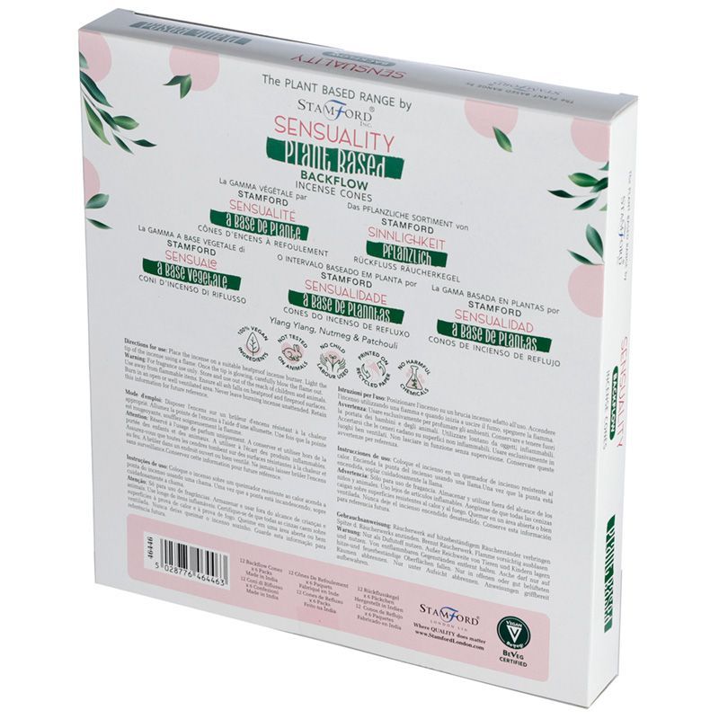 Plant Based Backflow Incense Cones Sensuality for Relaxation