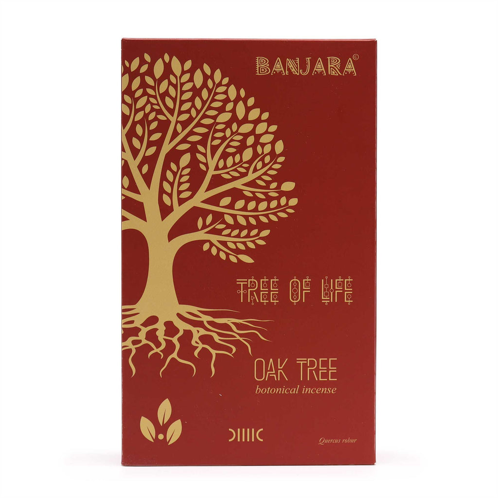 Banjara Botanical Incense Oak Tree for Grounding and Harmony