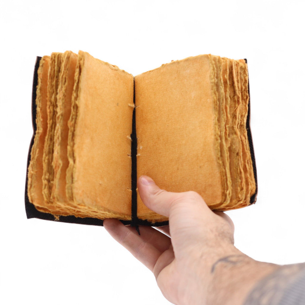 Fat Deckled Edge Leather Notebooks for Creative Writing Journeys