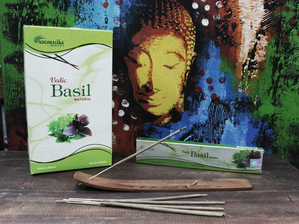 Vedic Incense Sticks Basil with Enchanting Fragrance for Home