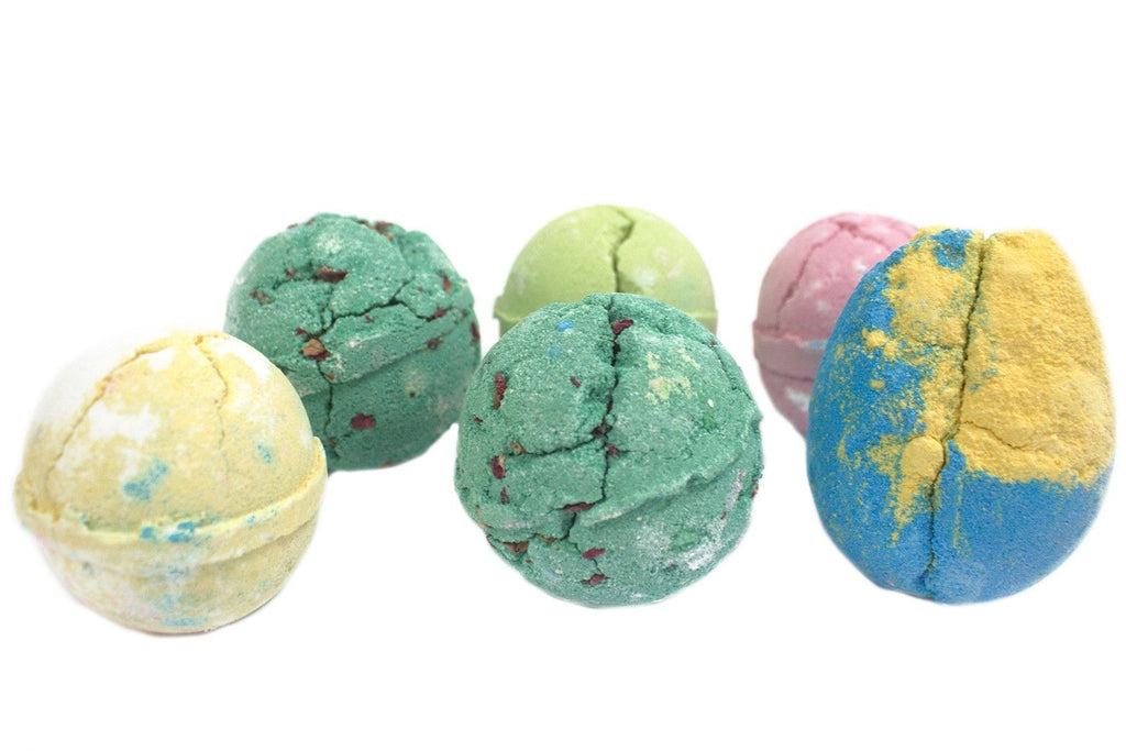 Misshaped Bath Bomb with Unique Shapes and Vibrant Colours