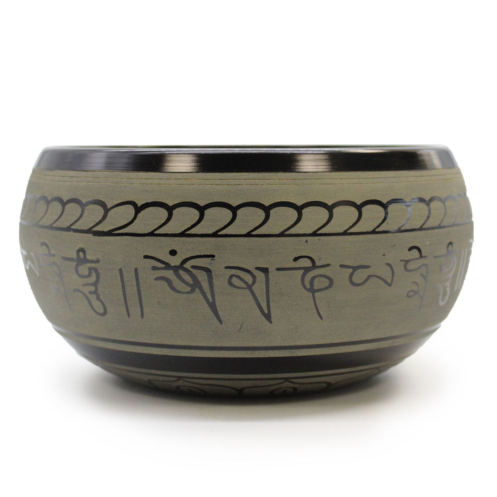 Extra Loud Singing Bowl with Five Buddha Design for Sound Baths