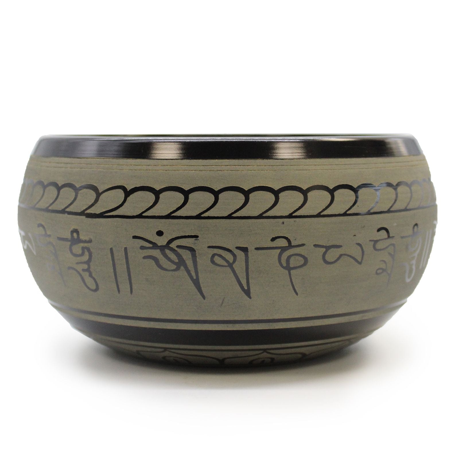 Extra Loud Singing Bowl with Five Buddha Design for Sound Baths