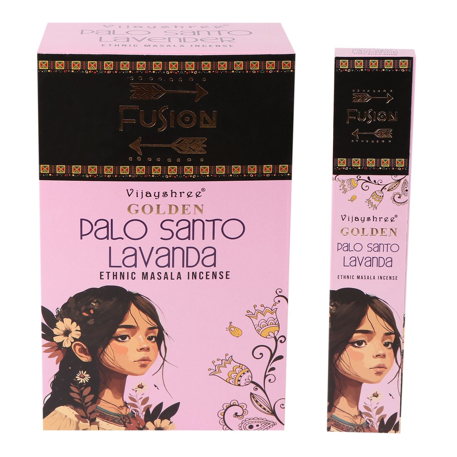 15g Golden Palo Santo and Lavender Incense Sticks for Relaxation