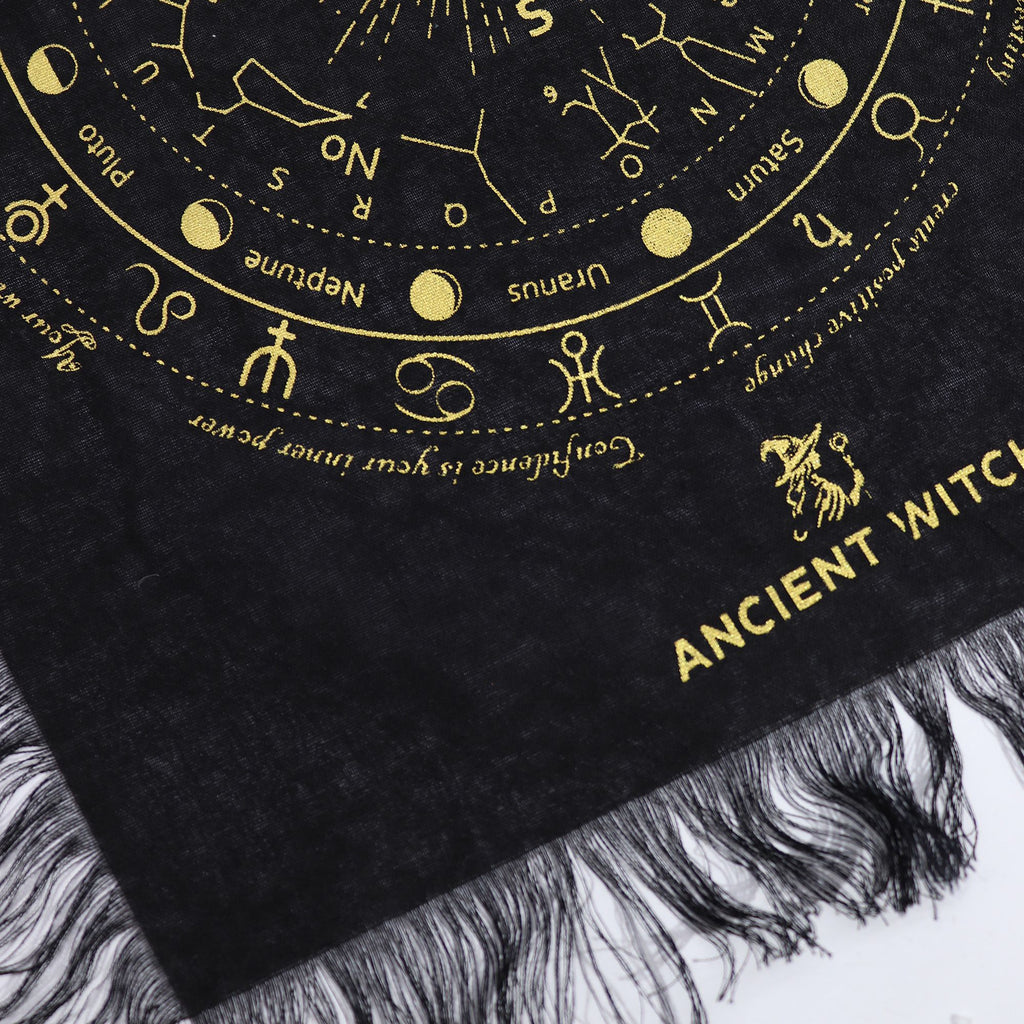 Ancient Witch Pendulum Divination Cloth with All Seeing Eye Design
