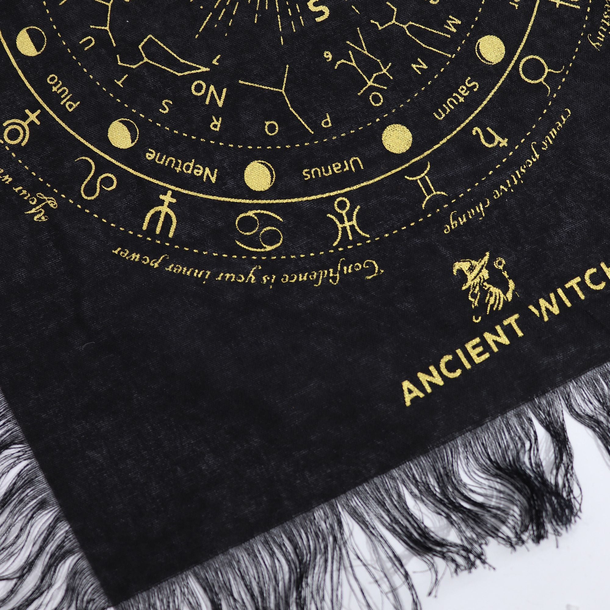 Ancient Witch Pendulum Divination Cloth with All Seeing Eye Design
