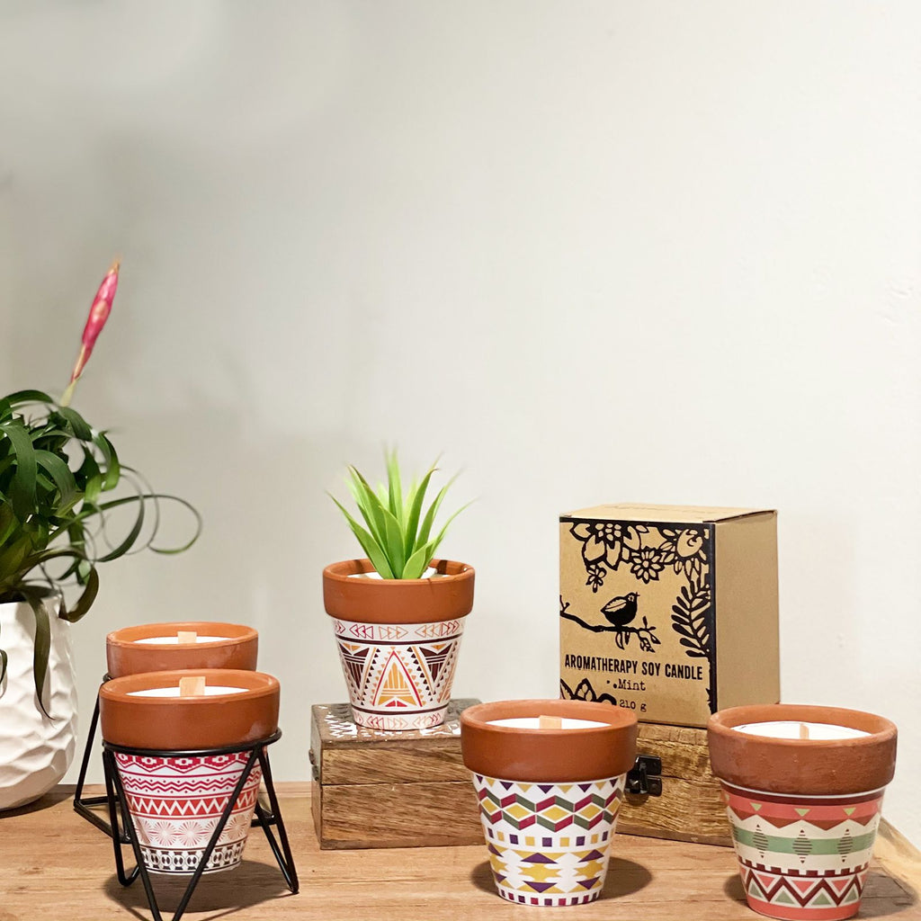 Agnes + Cat Clove Herb Garden Candles for a Warm Cozy Atmosphere