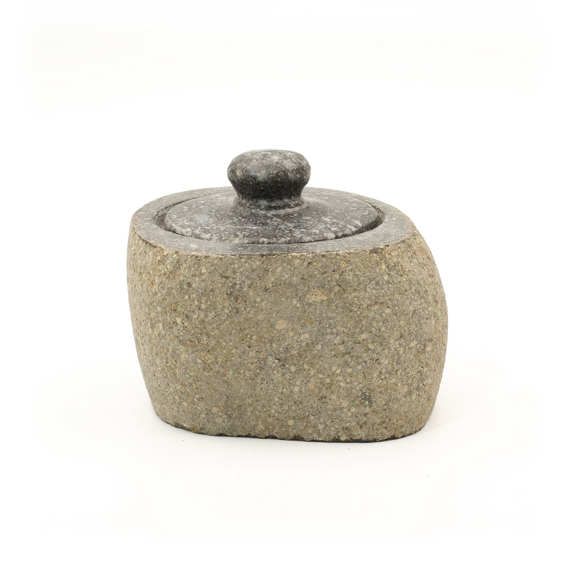 Natural Riverstone Grounding Pot Small for Unique Home Decor