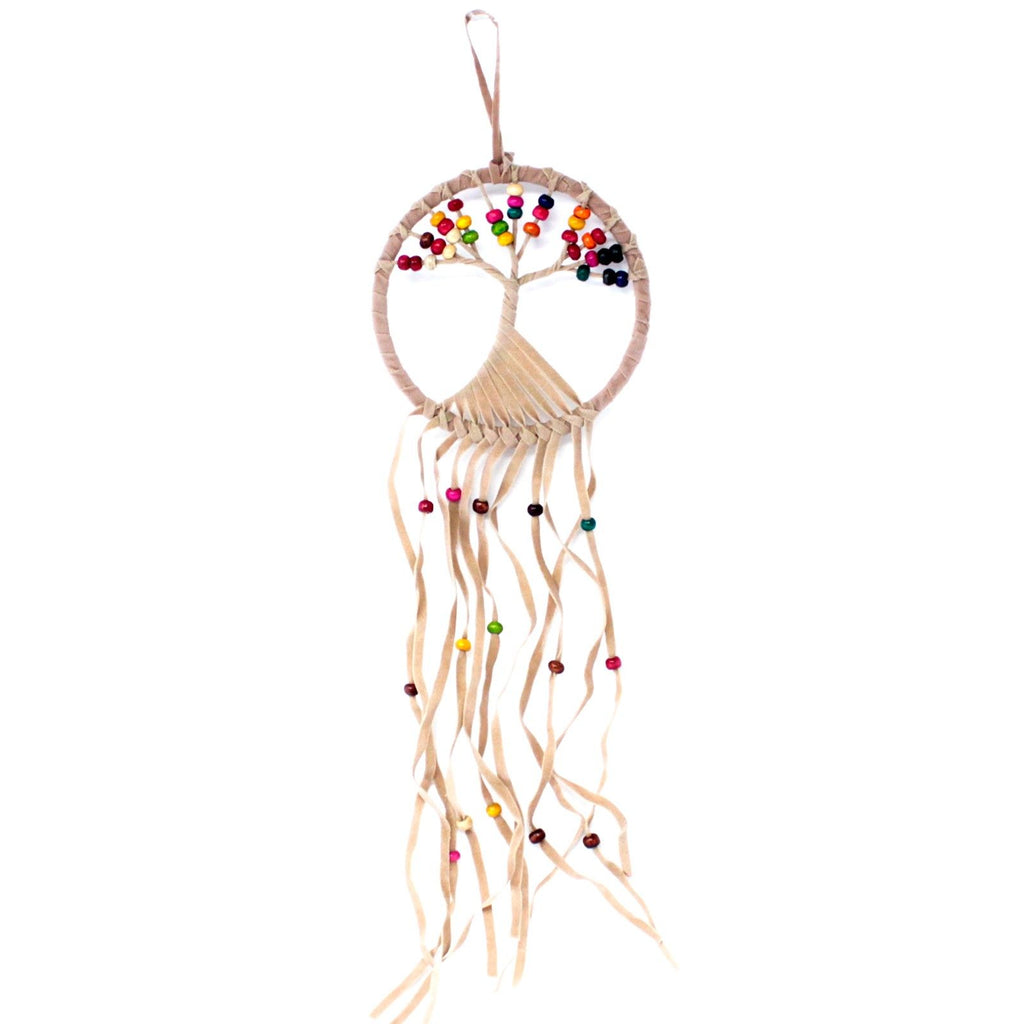 Tree of Life Dreamcatcher 12cm Assorted for Boho Home Decor