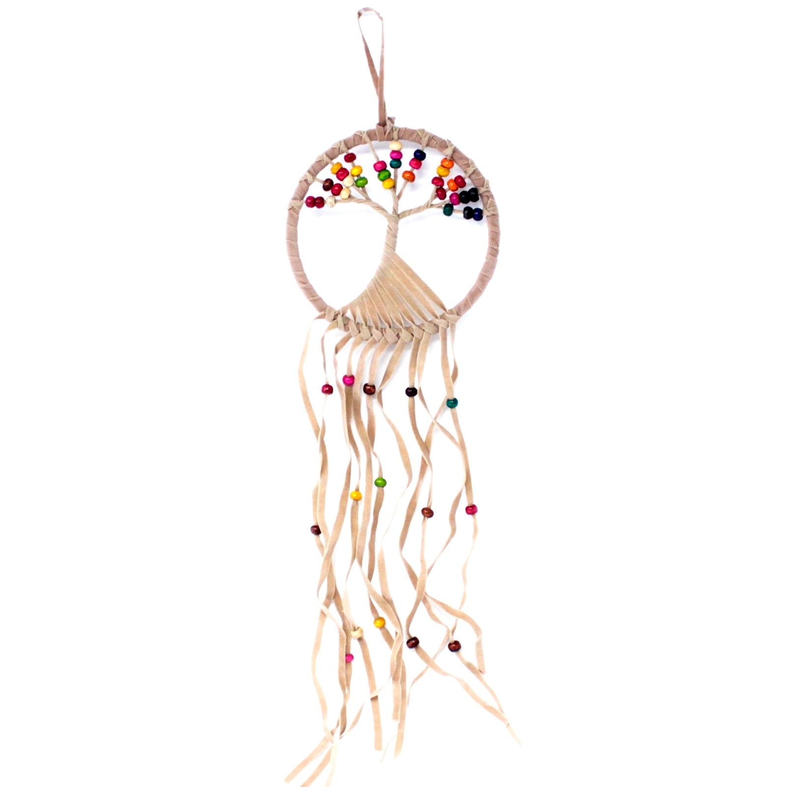 Tree of Life Dreamcatcher 12cm Assorted for Boho Home Decor