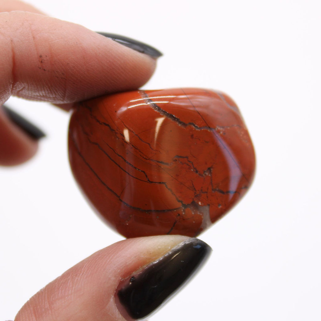 Medium African Tumble Stones Jasper Red for Home Decorative Use