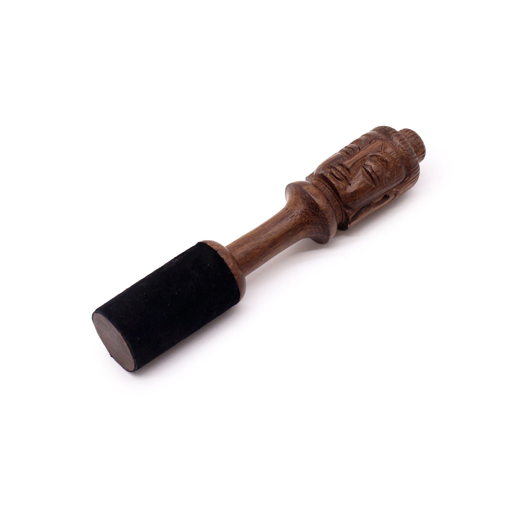 Wooden Stick 14cm Buddha Carving for Singing Bowls and Gongs