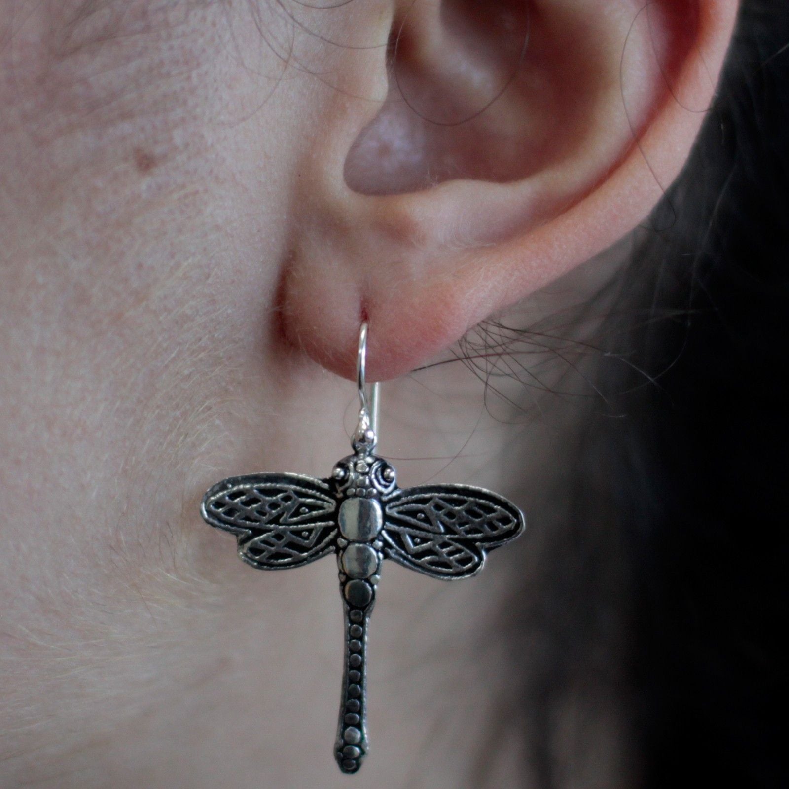 Stylish 925 Silver Dragonflies Earrings for Any Occasion