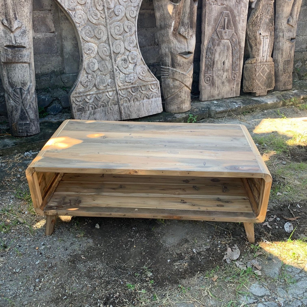 Large Coffee Table Unique Recycled Wood for Your Living Room