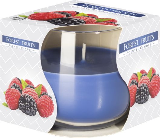 Scented Glass Jar Candle Forest Fruits for Home Fragrance