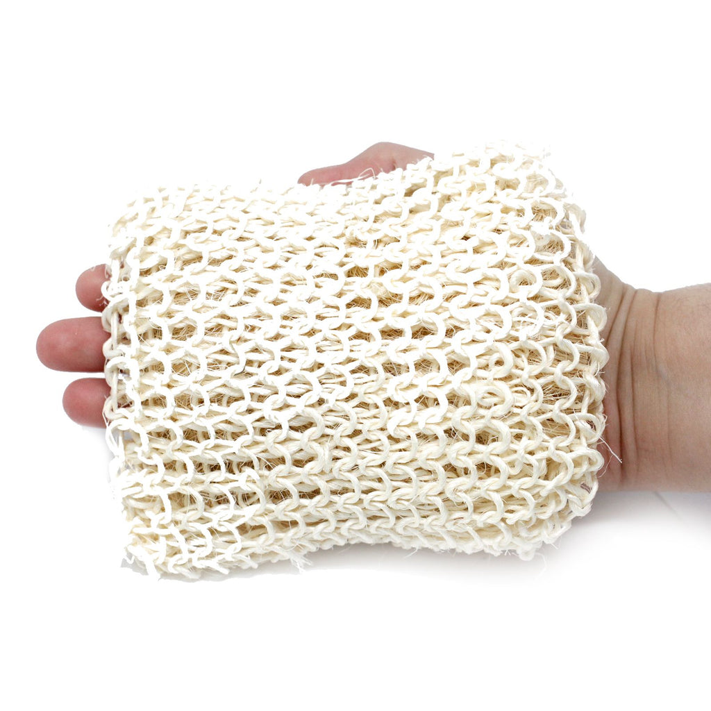 Sisal Sponge and Scrub Extra Exfoliating Cushion for Skin Care