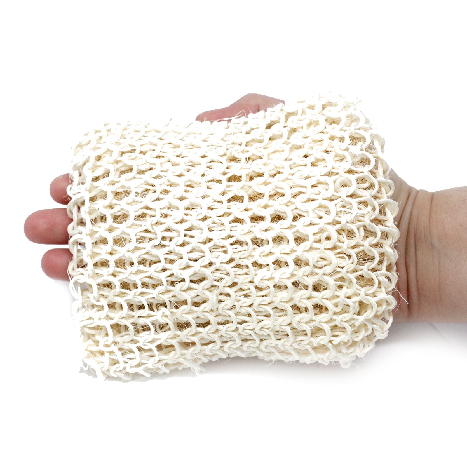 Sisal Sponge and Scrub Extra Exfoliating Cushion for Skin Care