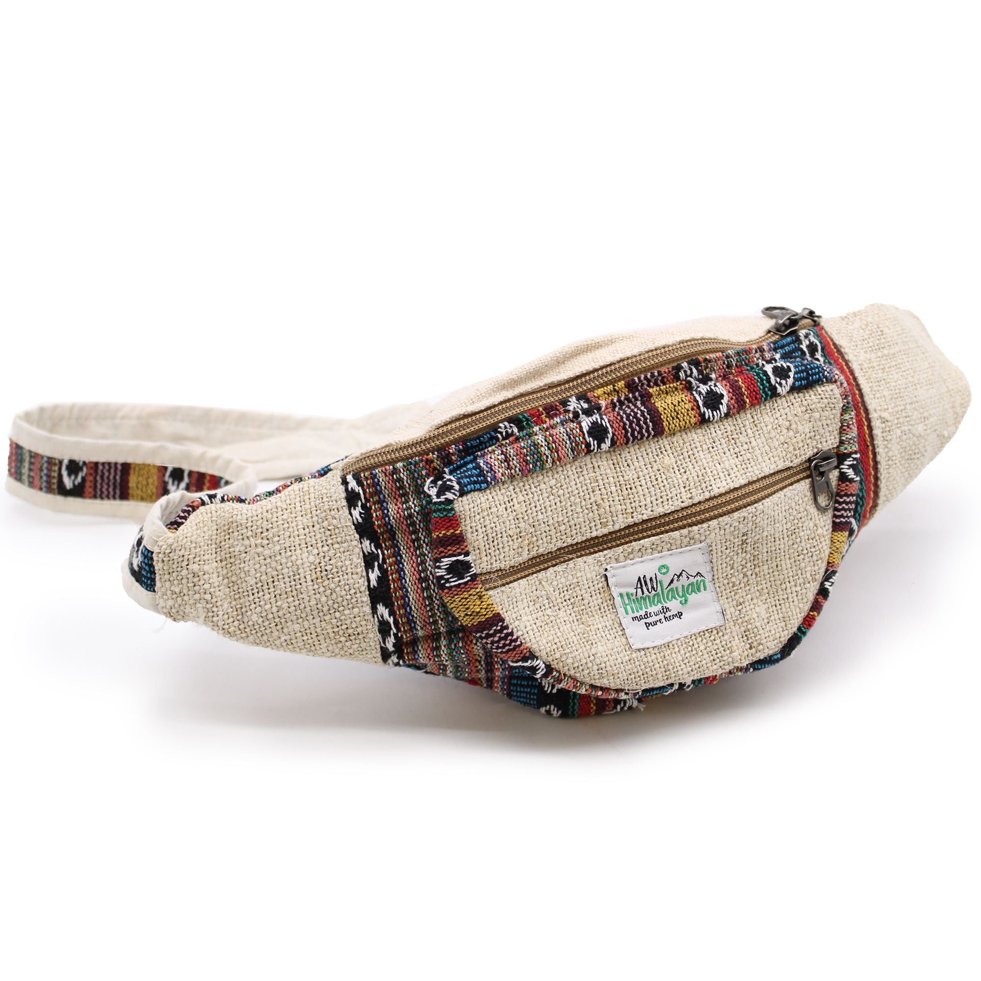 Bum Bag Hemp and Cotton in Assorted Colours for Everyday Use