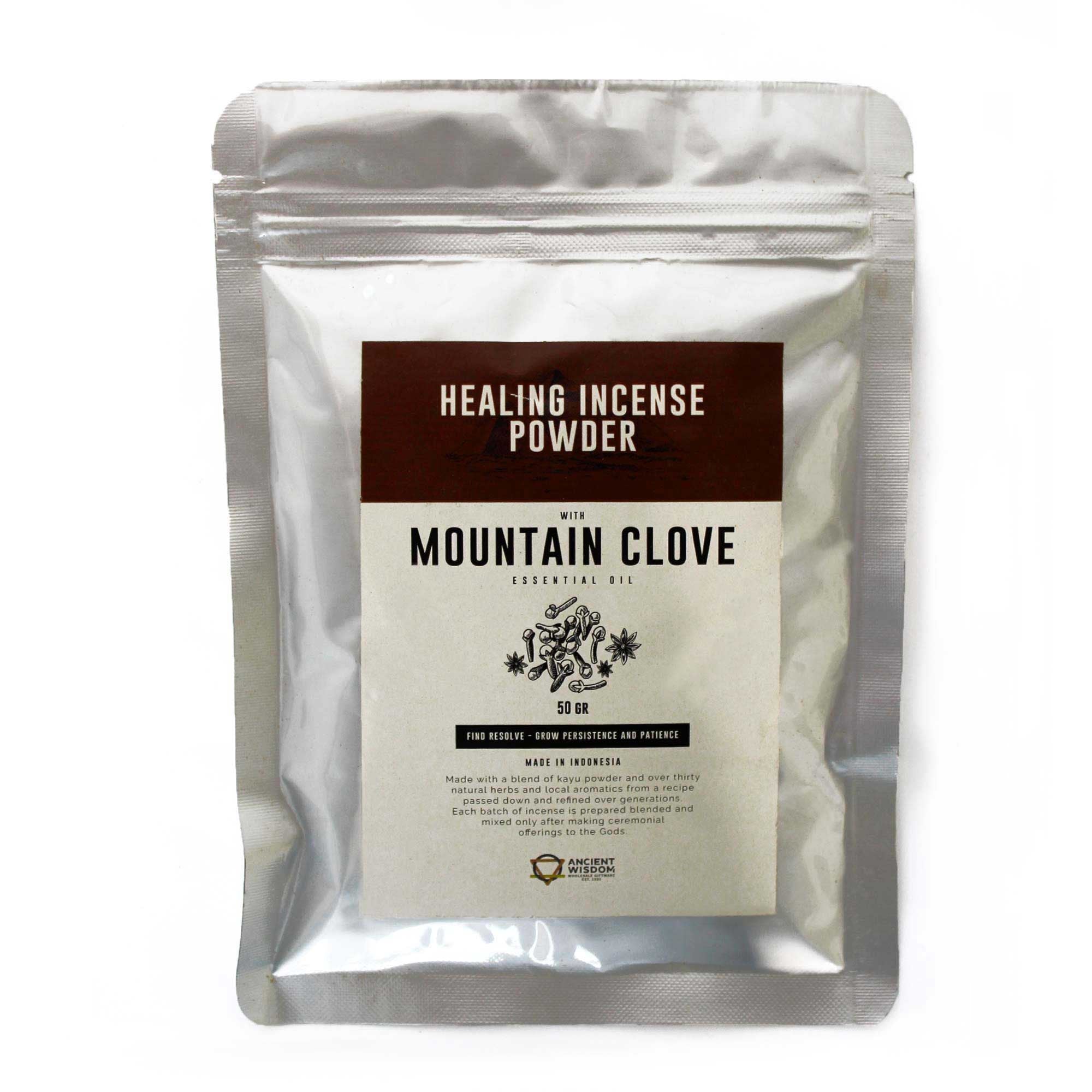 Healing Incense Powder Mountain Clove 50gm for Aromatic Spaces
