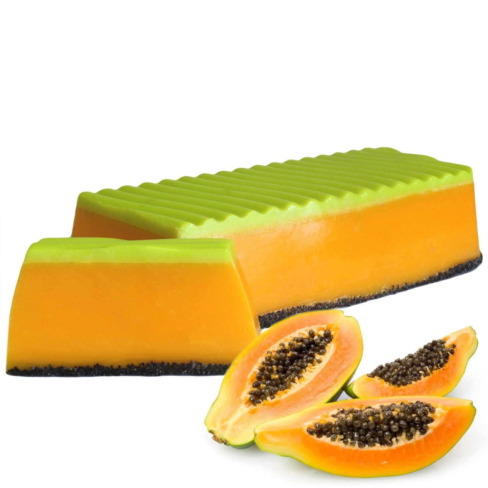 Tropical Paradise Soap Loaf with Papaya and Exquisite Fragrance