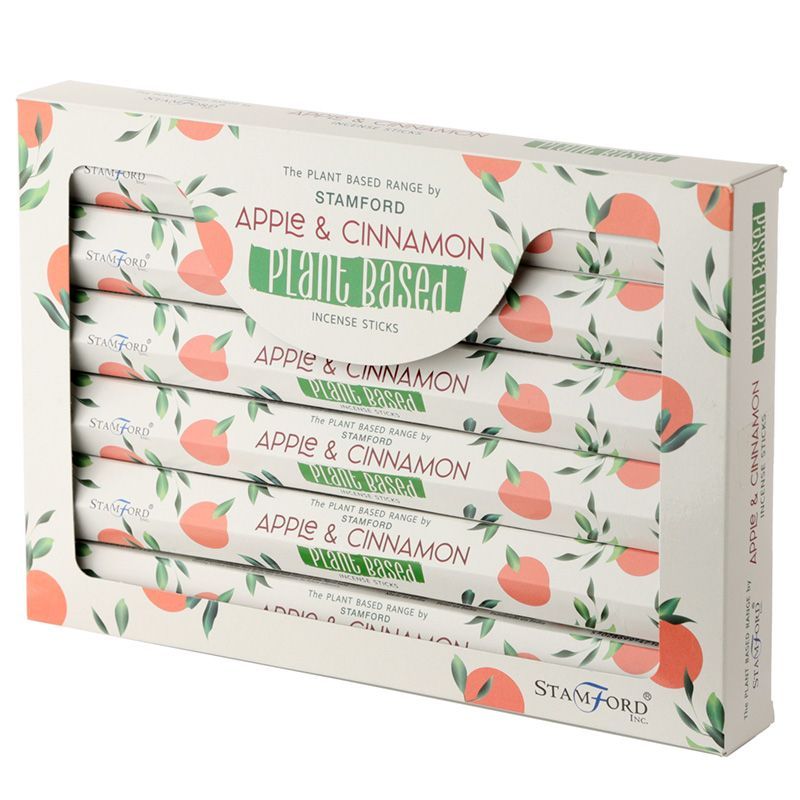 Plant Based Incense Sticks Apple & Cinnamon for Home Fragrance
