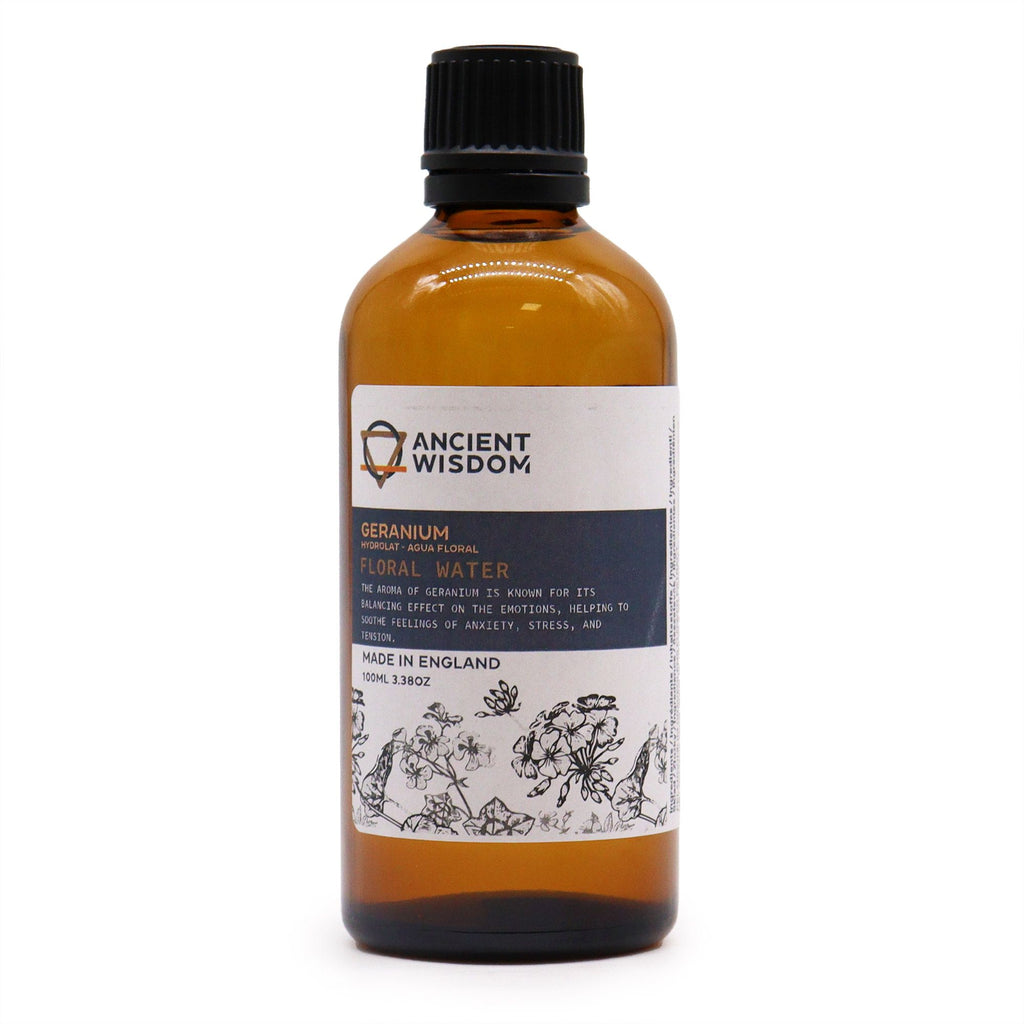 Geranium Hydrolat 100ml for Skin Toner and Body Spray Use