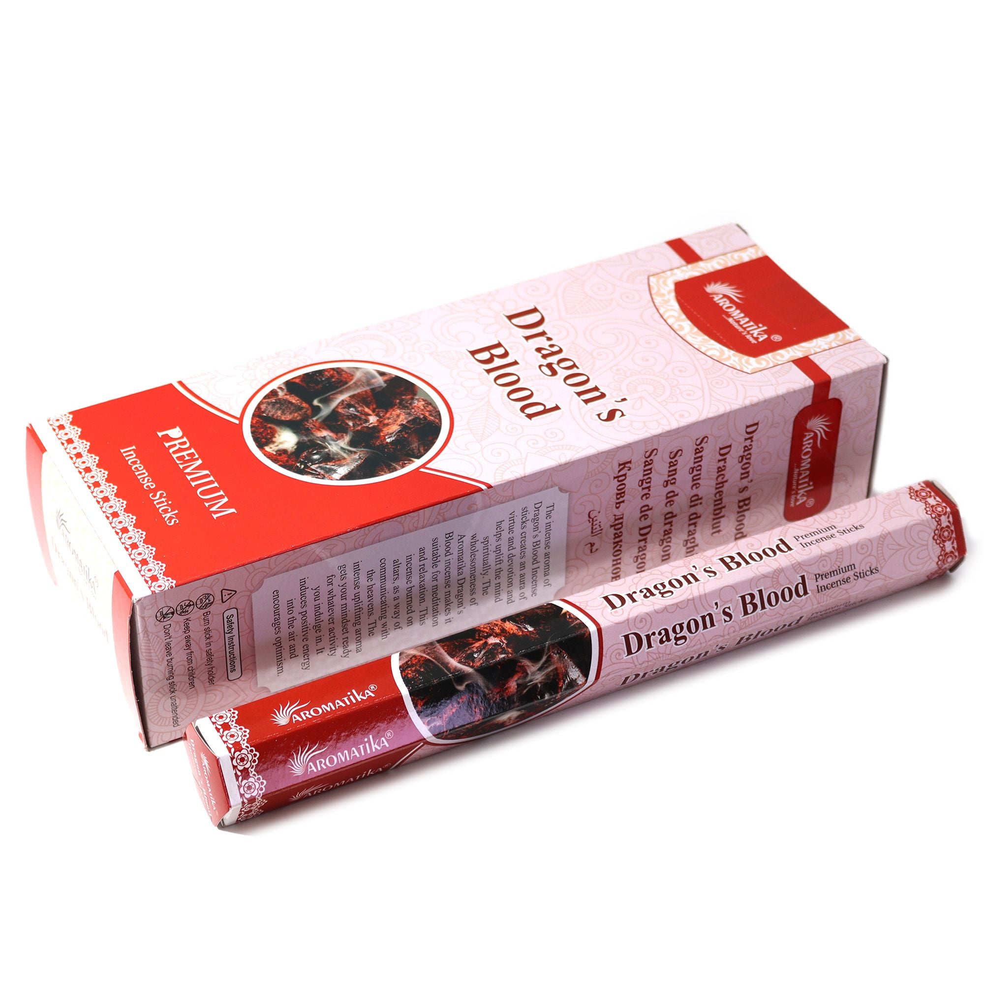 Aromatika Charcoal Free Hex Incense Sticks with Dragons Blood Aroma