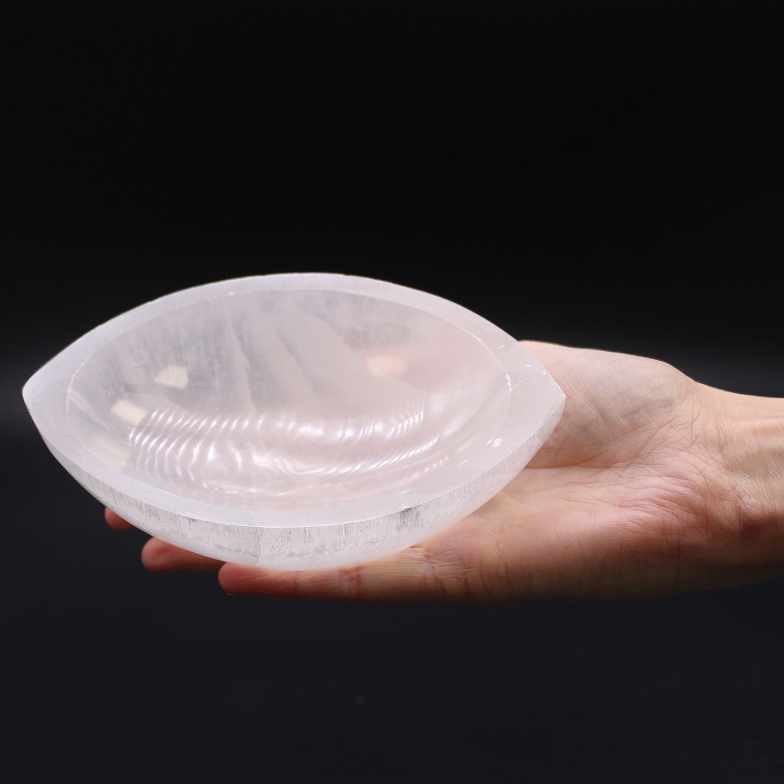 Selenite Eye Bowl 15cm for Unique Home Decor and Gifting