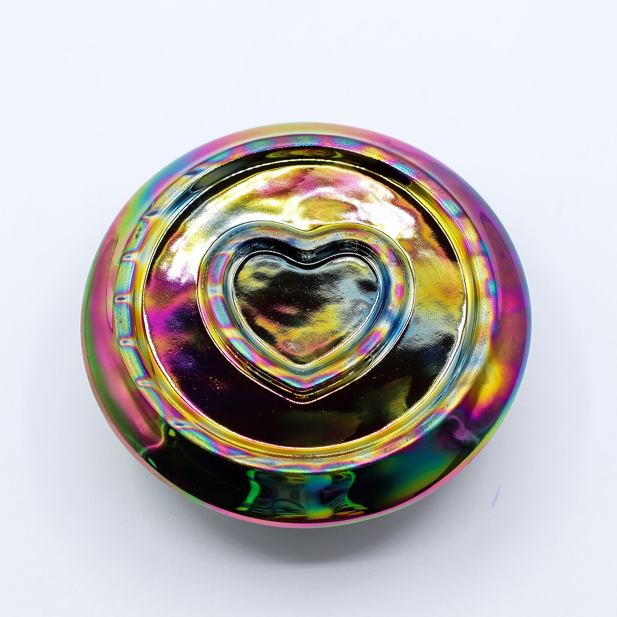Palo Santo Stick Smudge Holder with Mandala Metallic Rainbow Design
