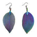 Bravery Leaf Earrings in Multicoloured Nature Inspired Design